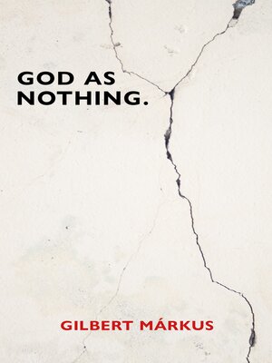 cover image of God as Nothing